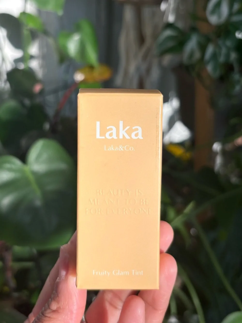 Laka Fruity Glam Tint Hydrating Long-lasting Lip Stain in Creamcha